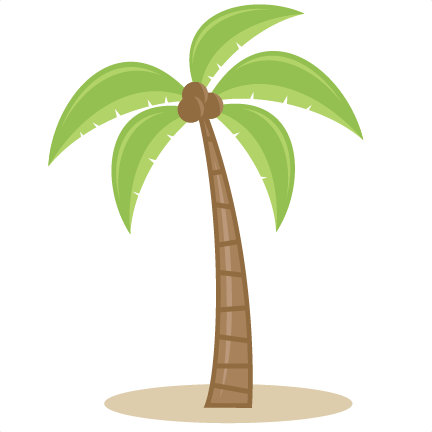 Coconut Tree Cartoon clipart