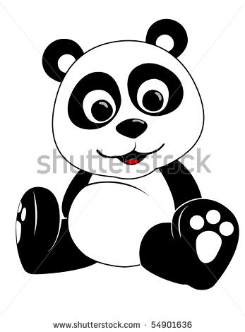 Baby Panda Clipart