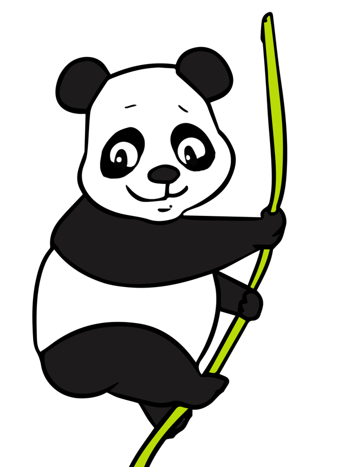 Clipart panda climbing, Clipart panda climbing Transparent