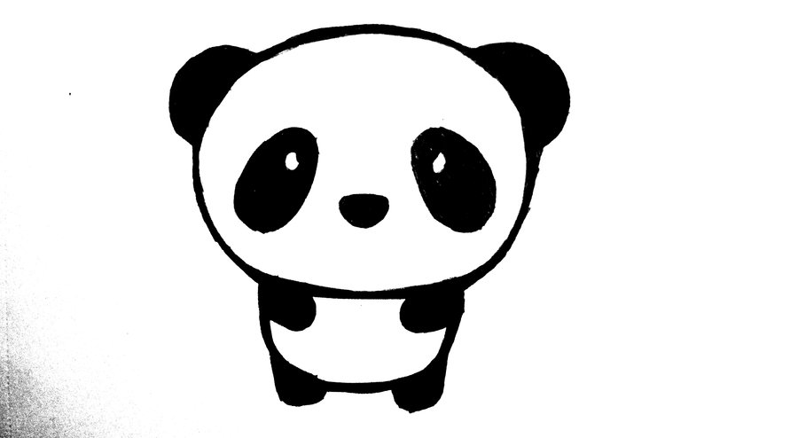 Free Cute Panda Drawing, Download Free Clip Art, Free Clip