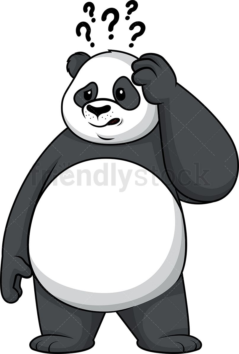 Confused panda clip.