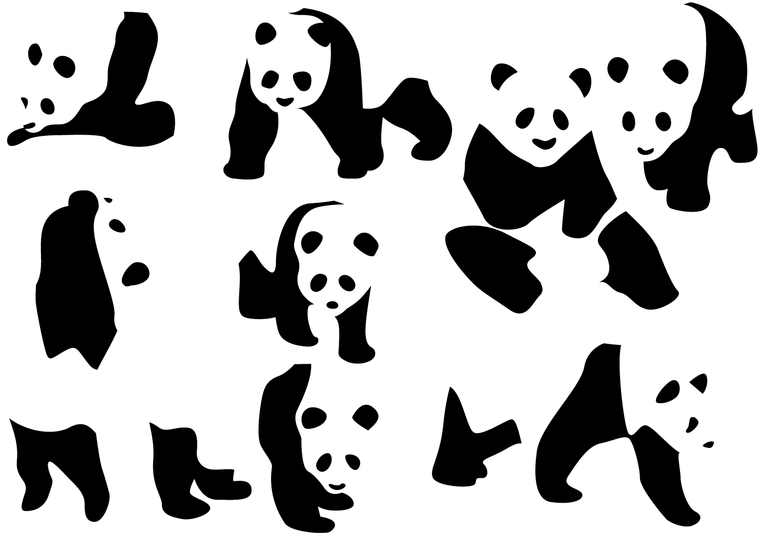 Panda Silhouette Png