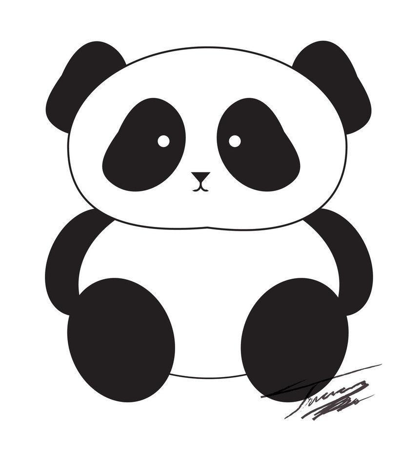 Free Simple Panda Cliparts, Download Free Clip Art, Free