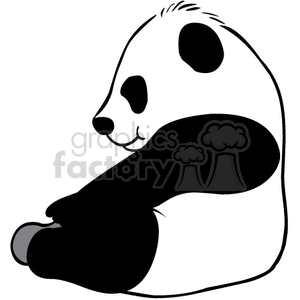 Panda bear clipart