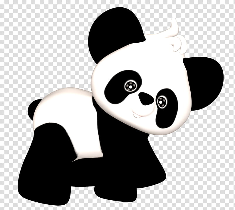 Panda , standing panda illustration transparent background