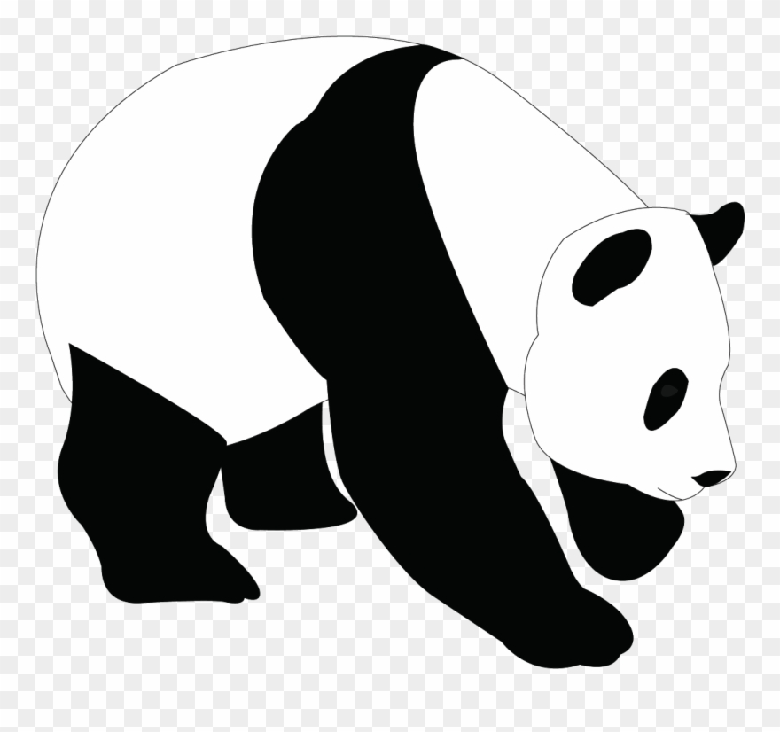 Panda Silhouette Png