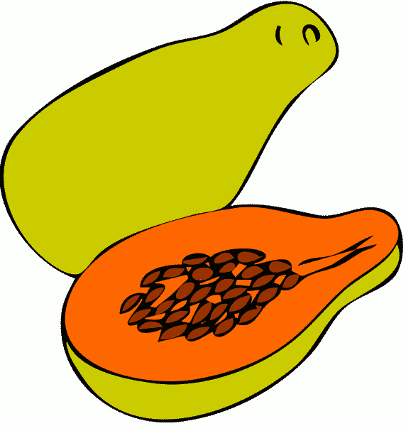 Free Papayas Clipart