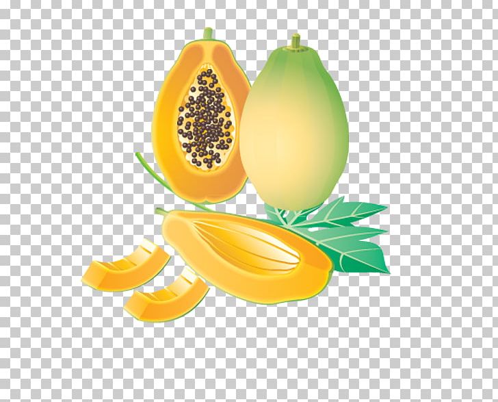 Papaya tropical fruit.