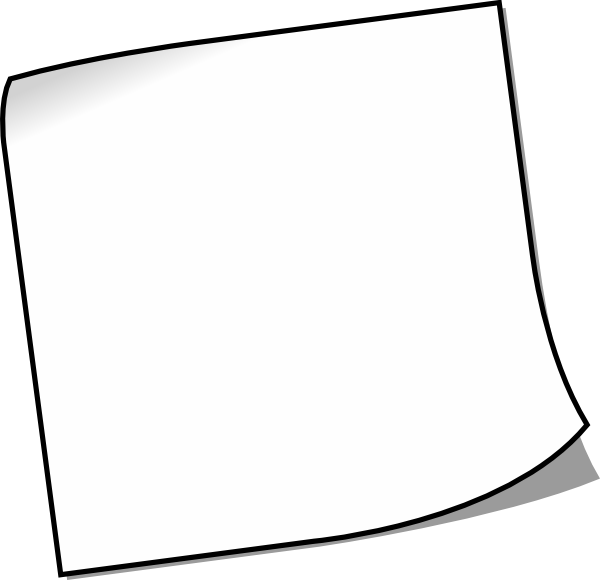 Paper clipart blank.