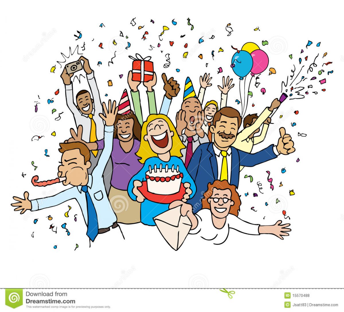 Office Party Clipart