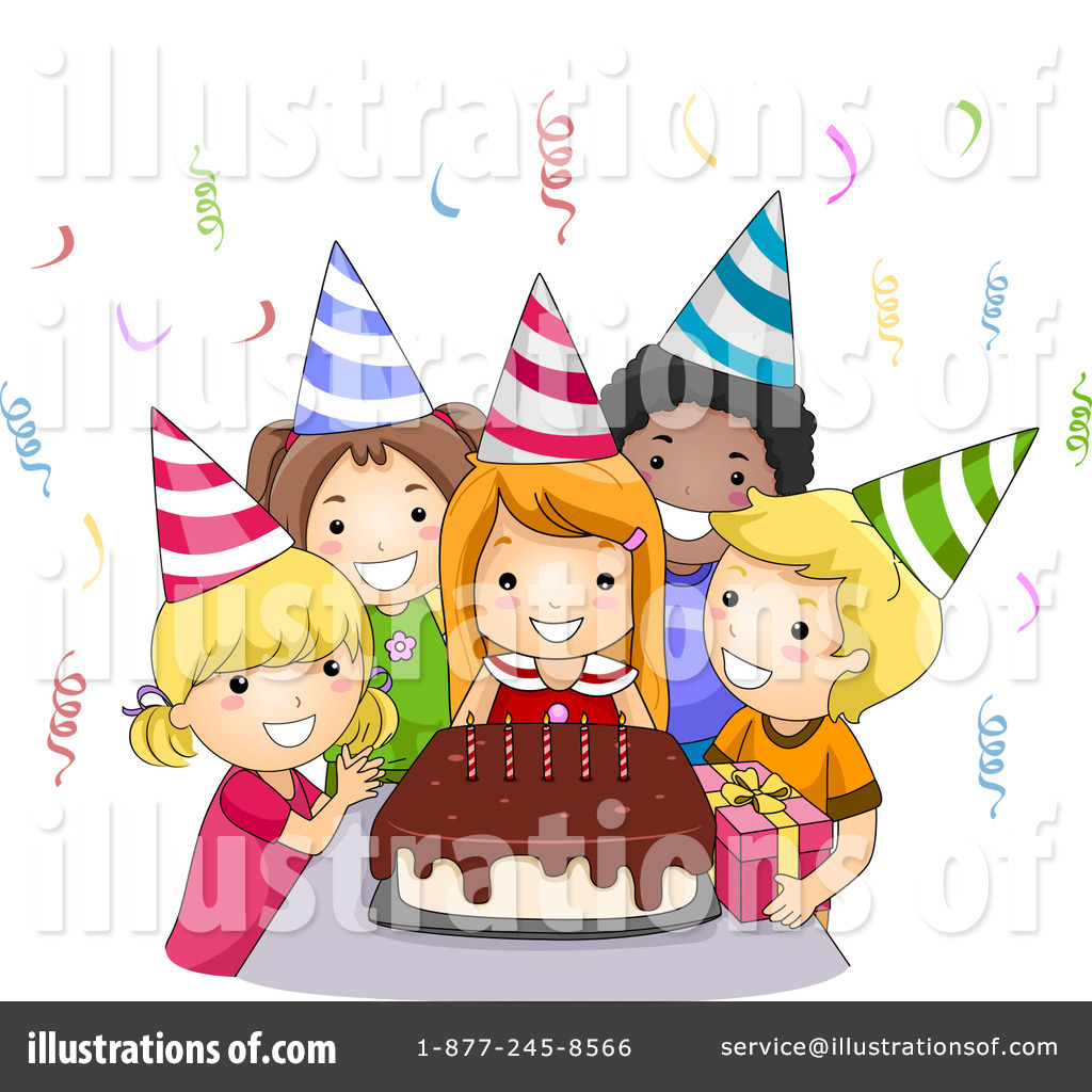 Birthday party clipart.