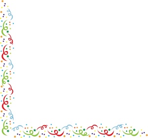 party clipart border