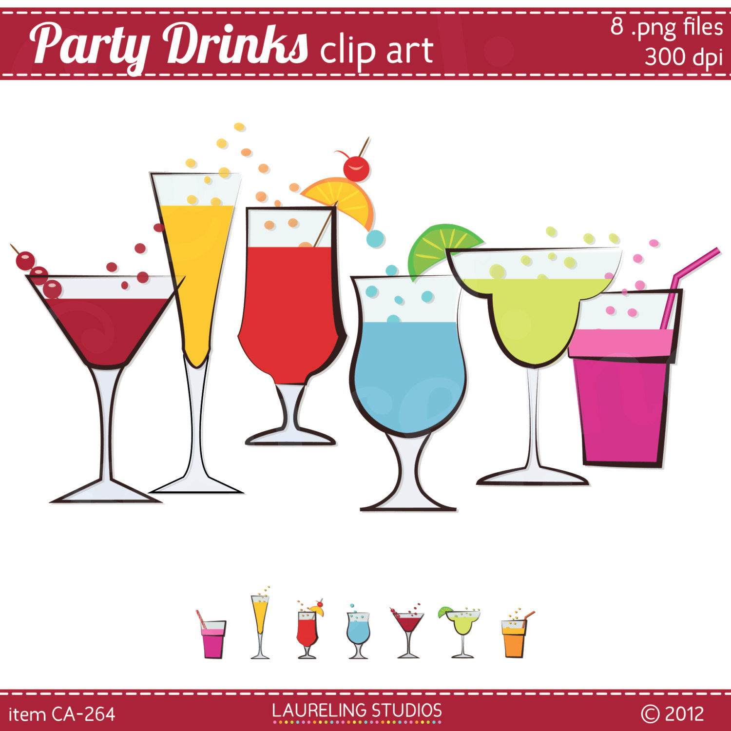 party clipart cocktail