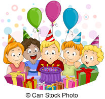 Birthday party Illustrations and Clip Art