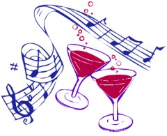 party clipart music