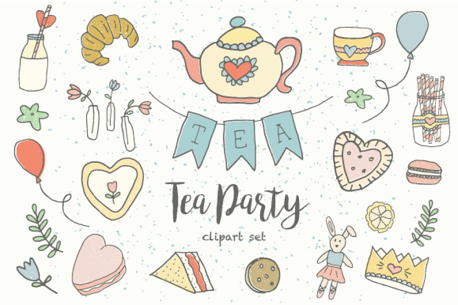 Pastel tea party.
