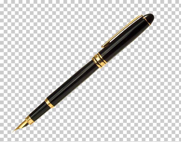 Fountain pen Bic Ballpoint pen Pencil, pen, black and gold