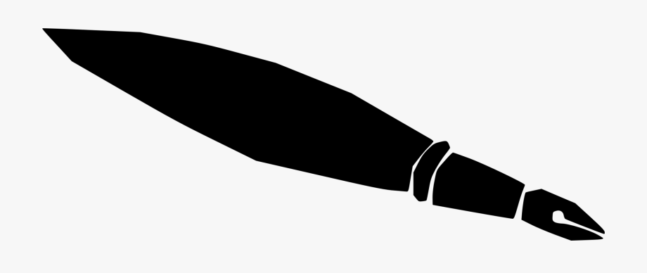 Fountain Pen Clipart Black And White