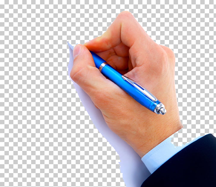 Fountain pen Pencil Hand, Holding pen , person using blue