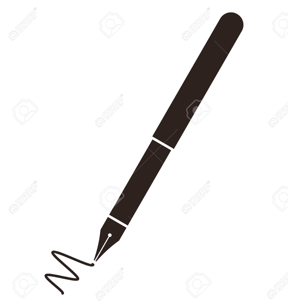 Download Ink Pen Outline Png Image Clipart PNG Free