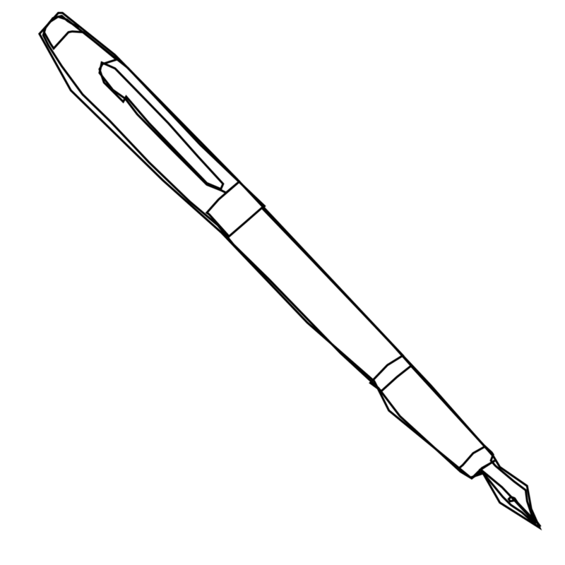 Writing implement,Line art,Pen
