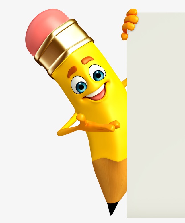 Animated pencil clipart