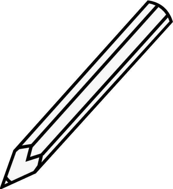 Black and white pencil clipart clipart images gallery for