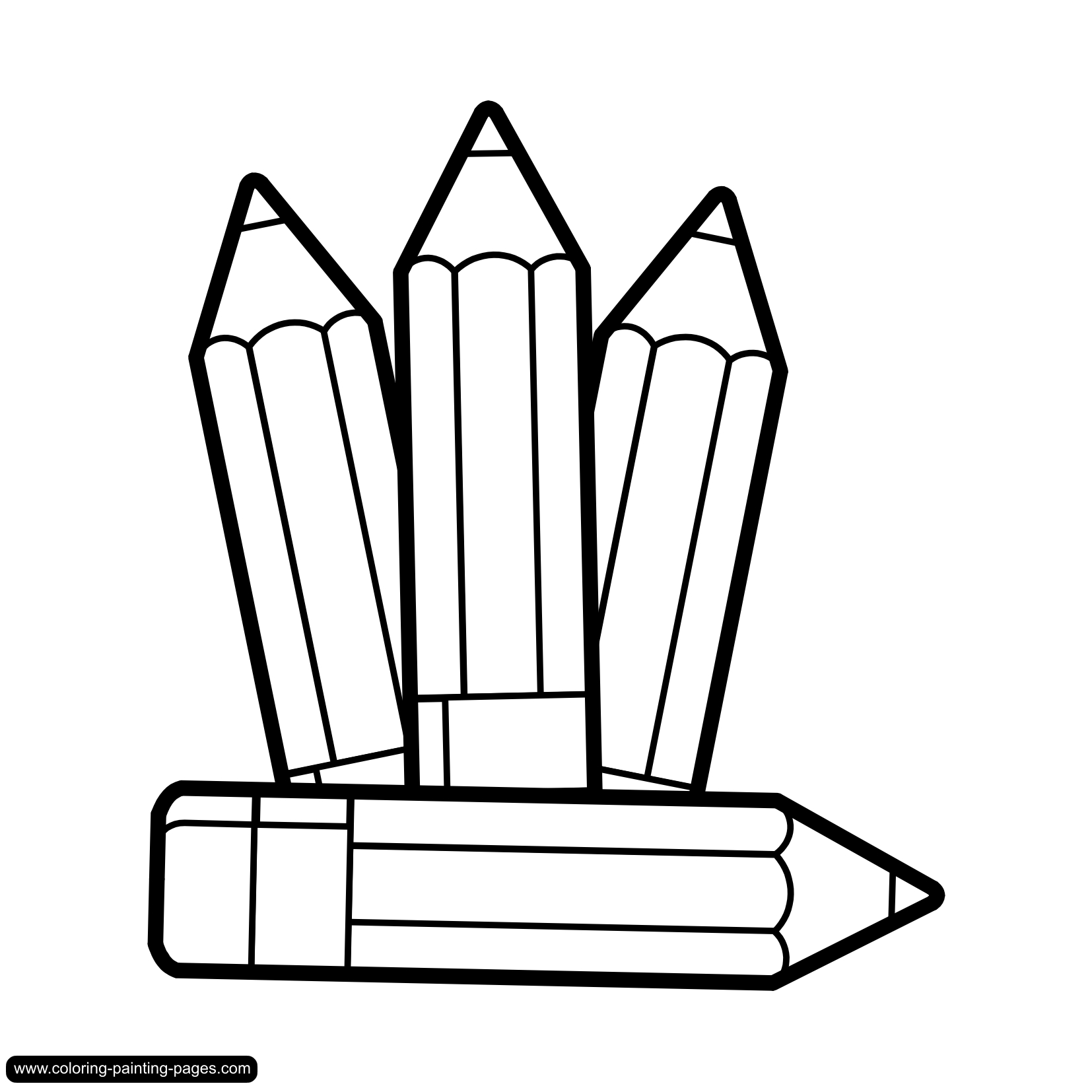 Pencil black and white marker clipart black and white pencil