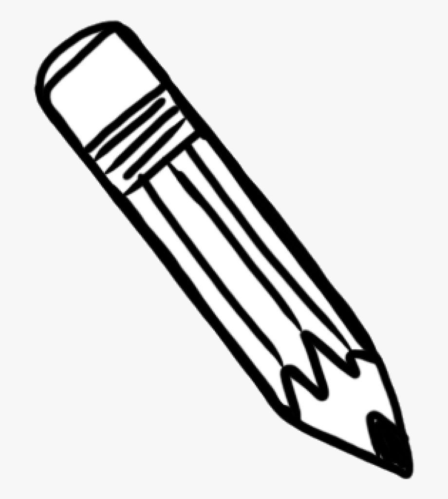 Black And White Png Of Pencil