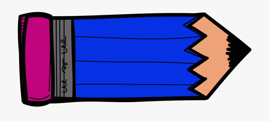 Blue Pencil Clipart