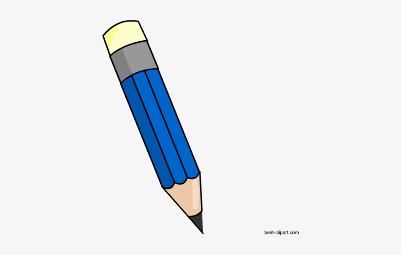 Blue Pencil Clip Art