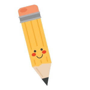 Pencil cute school.