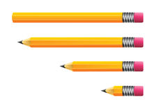 Long and short pencil clipart