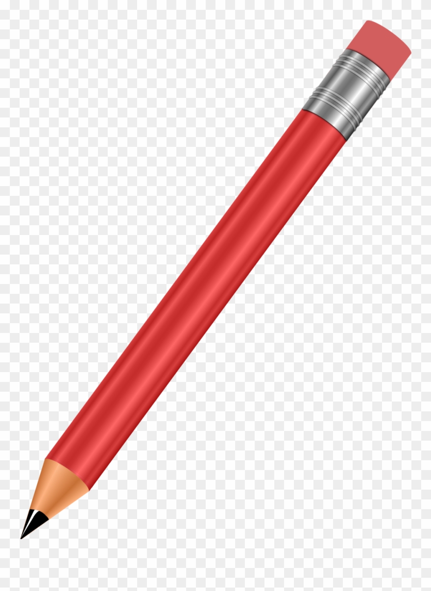 Free Red Pencil Clip Art