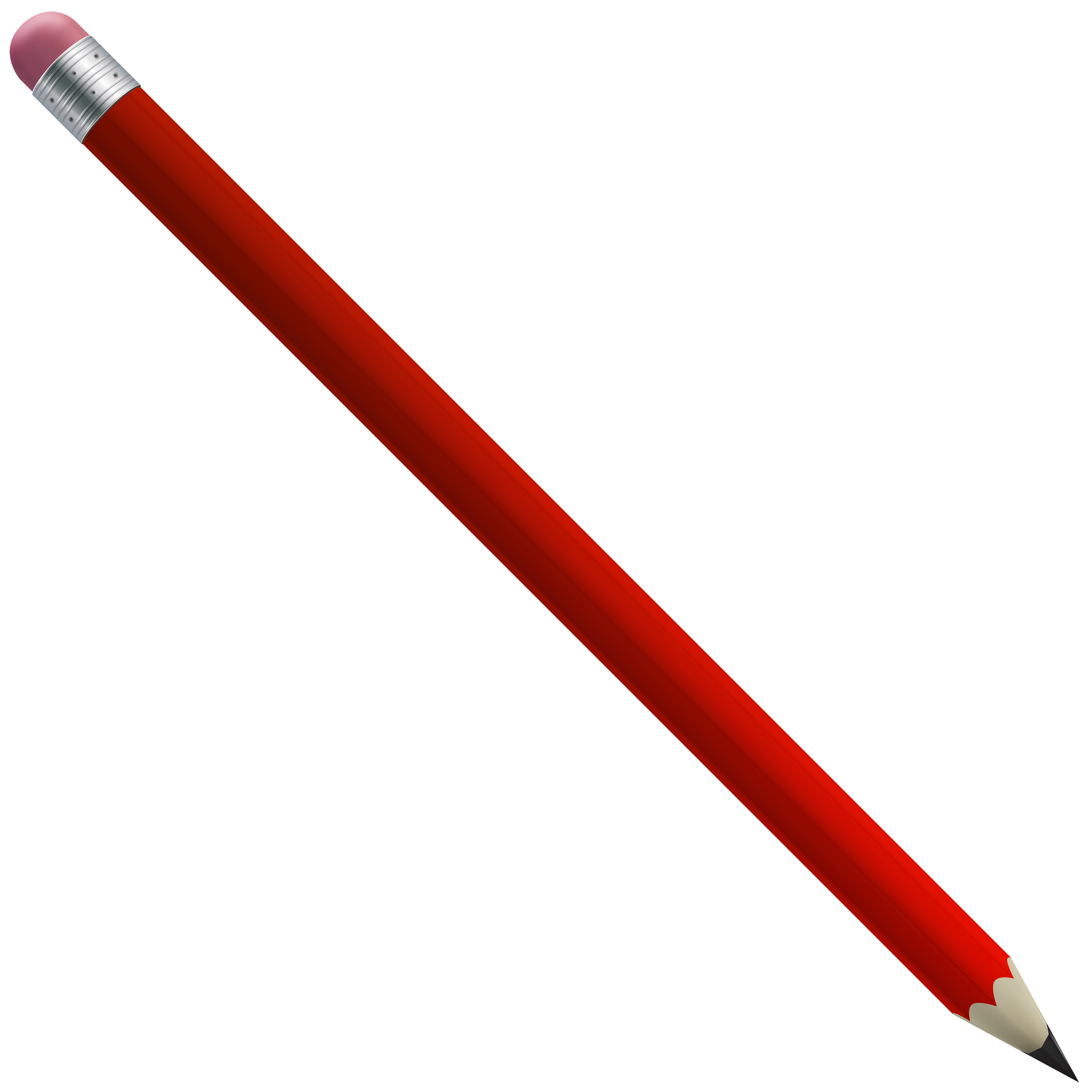 Red pencil png.