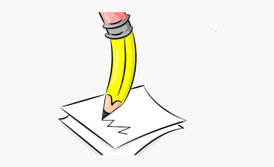 Pencil Clipart Writing