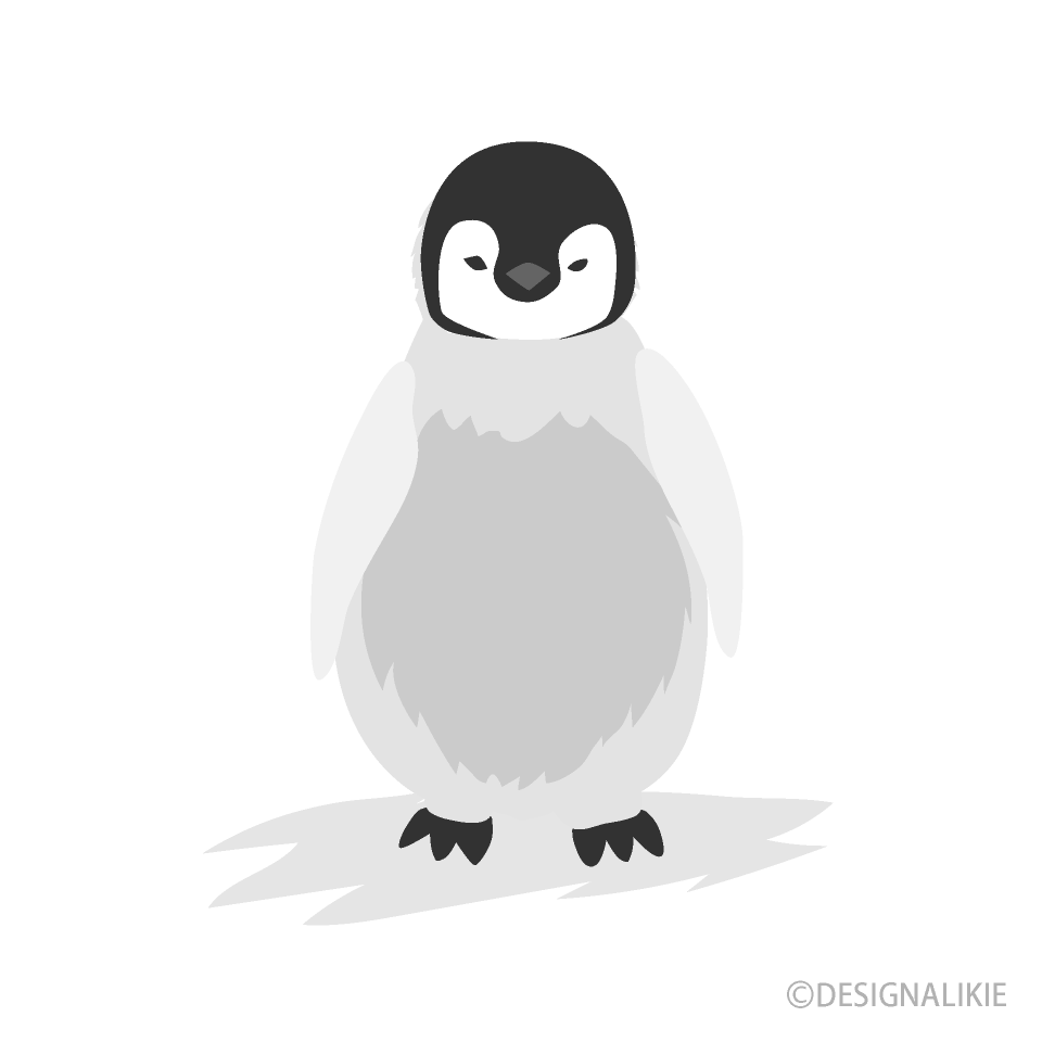 Child penguin clipart.