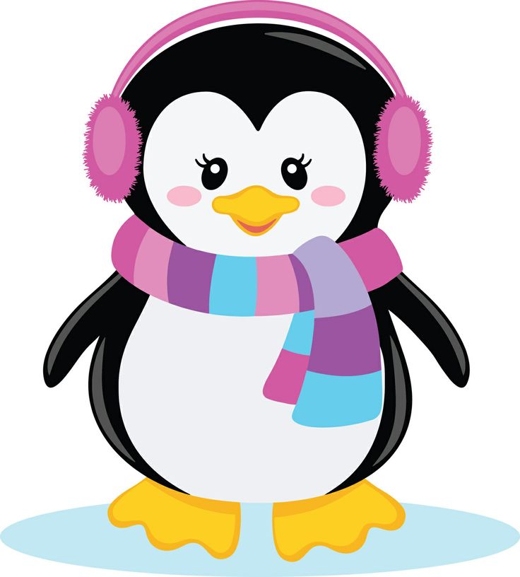 Girl Penguin Clipart
