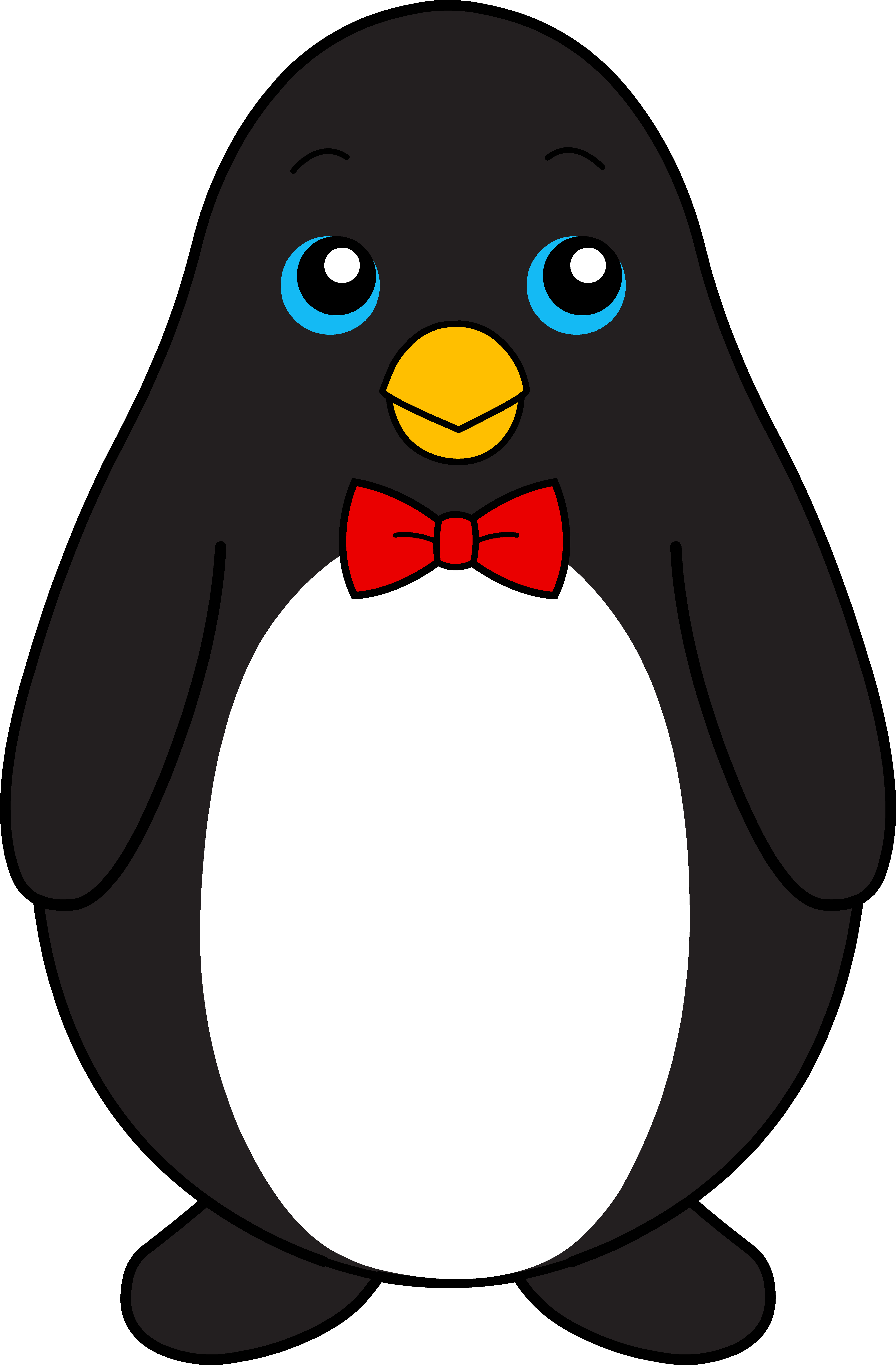 Penguin clip art.