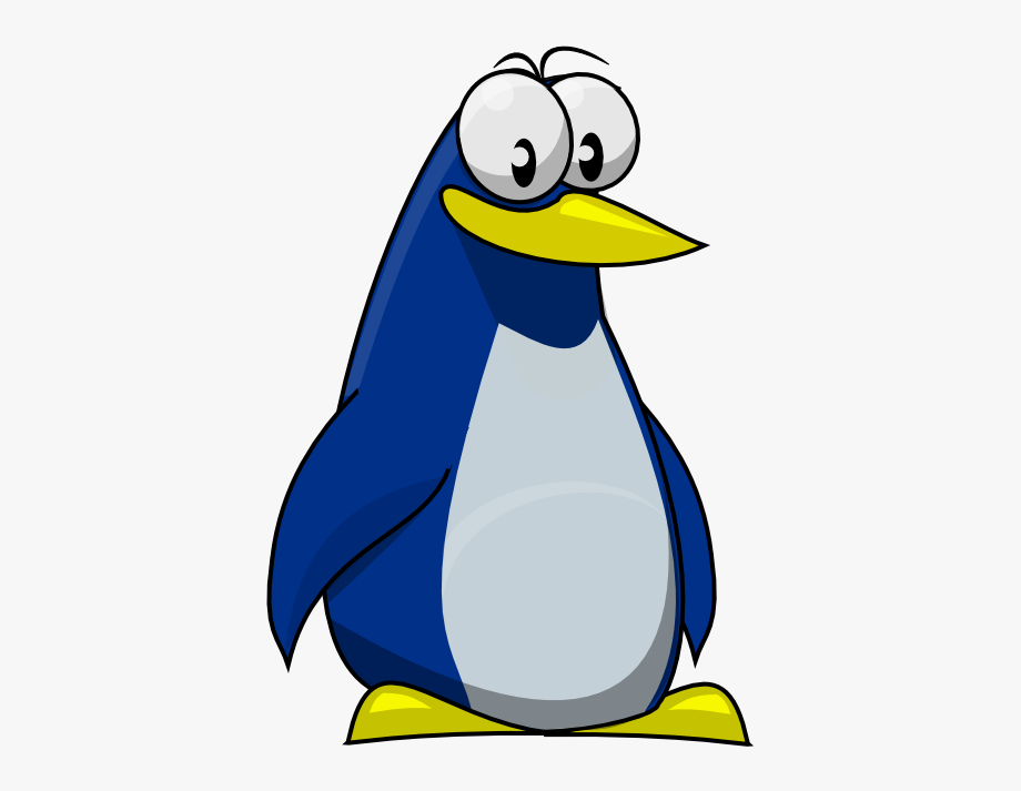 Penguin blue penguin.