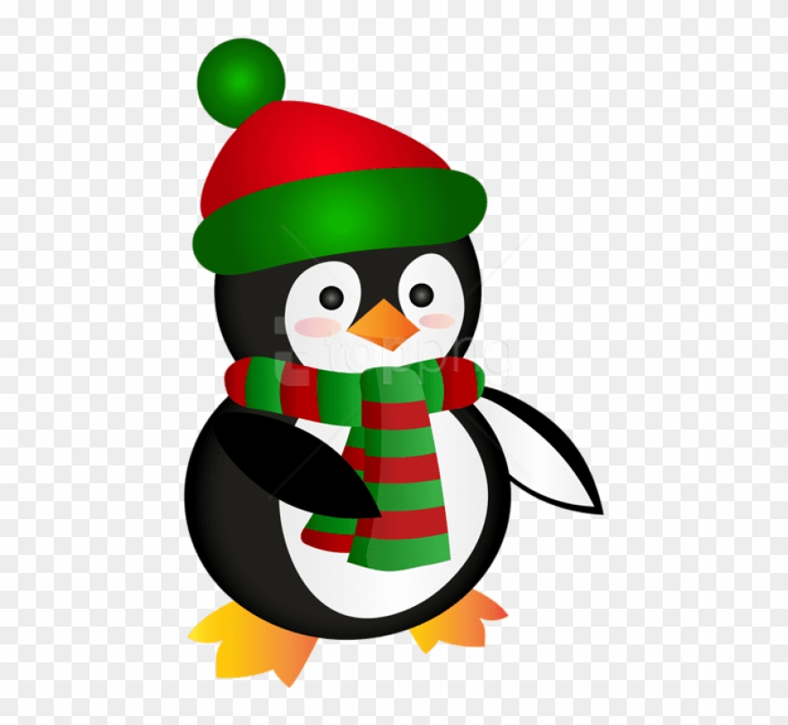 penguin clipart christmas