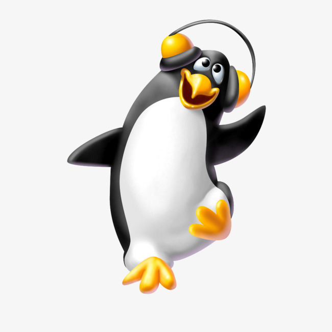 Dancing penguin clipart