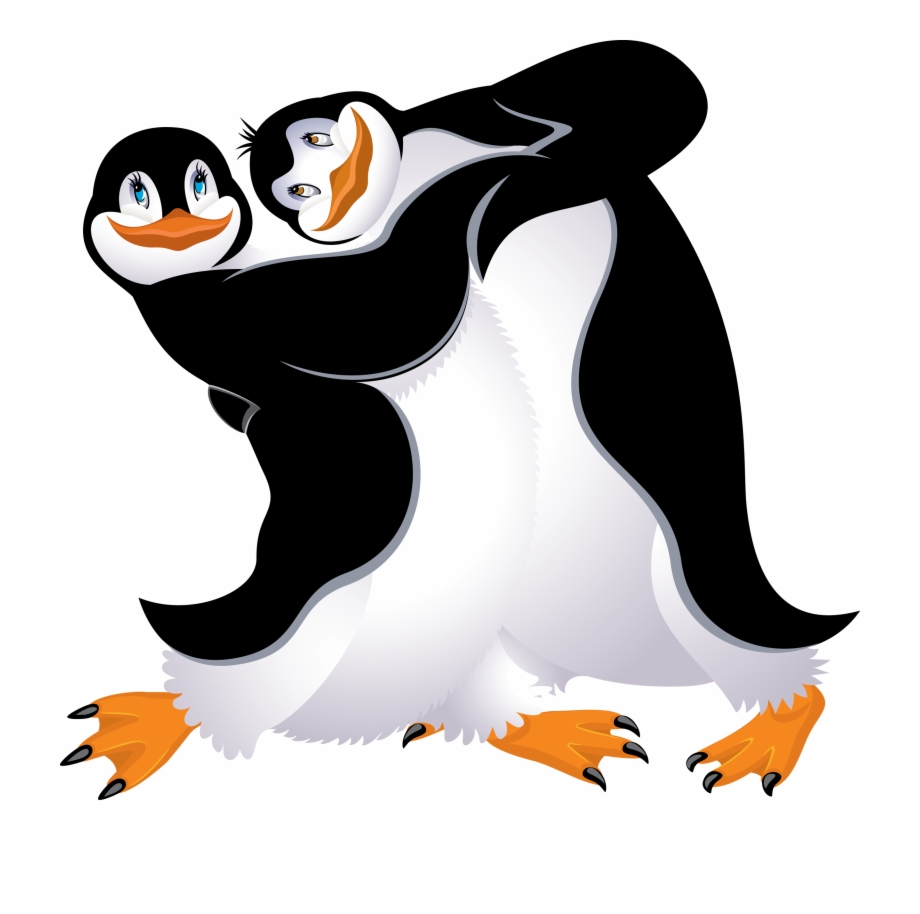 Пингвины мультяшные