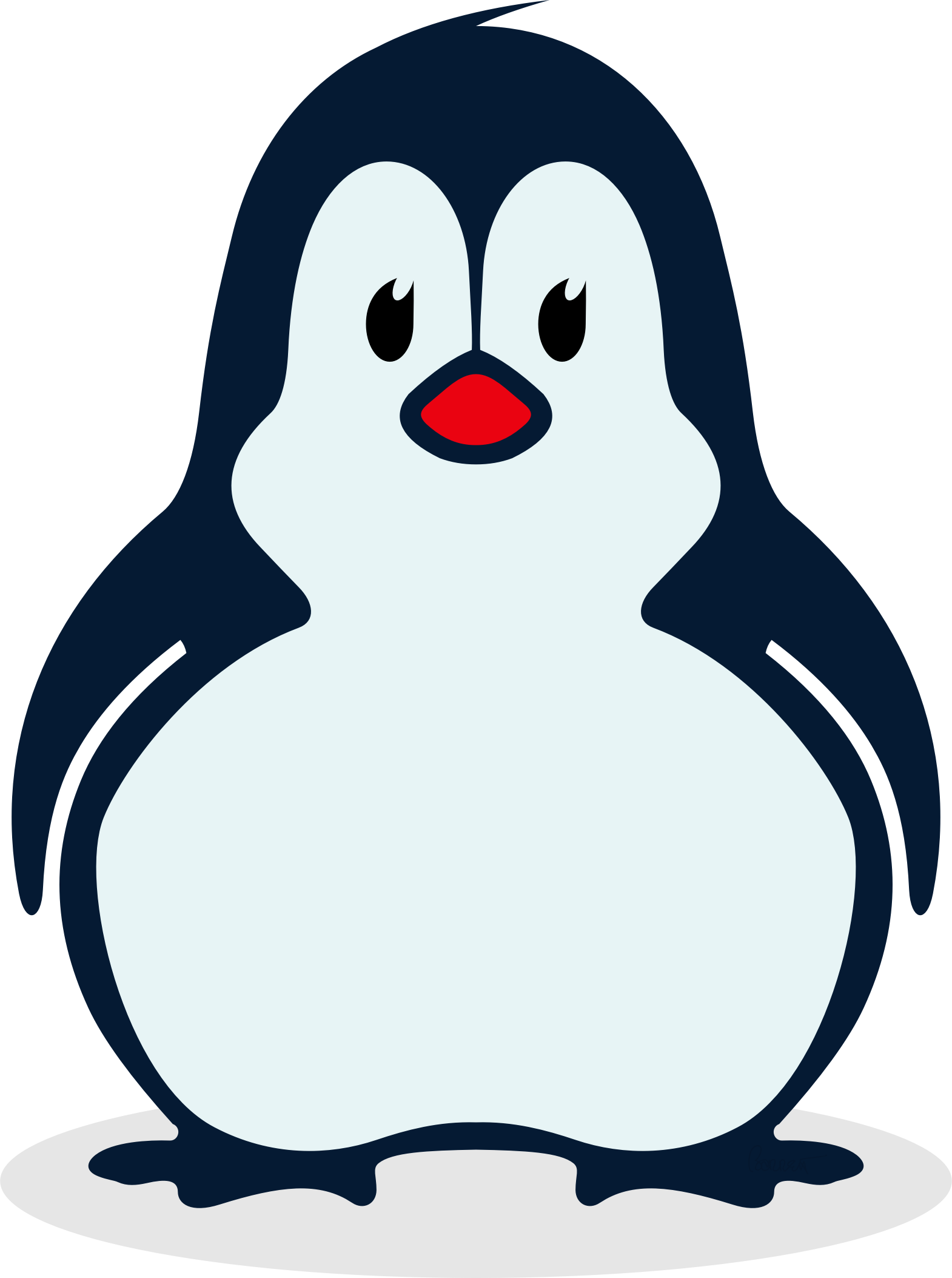 Penguins clipart kawaii.