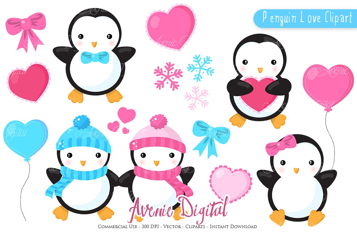 Free Penguin Love Cliparts, Download Free Clip Art, Free