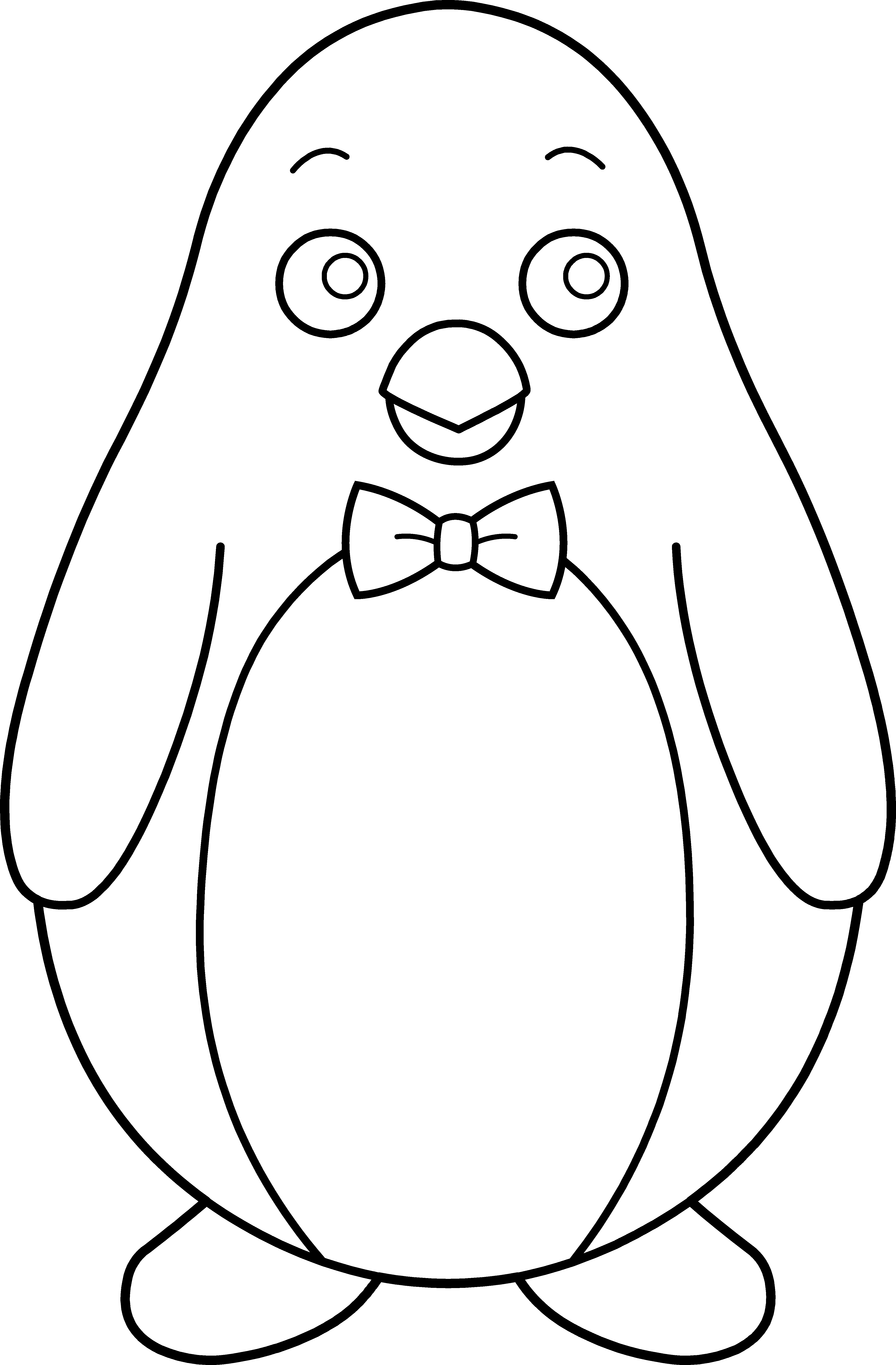 Penguin clipart black and white Best of Penguin Clip Art