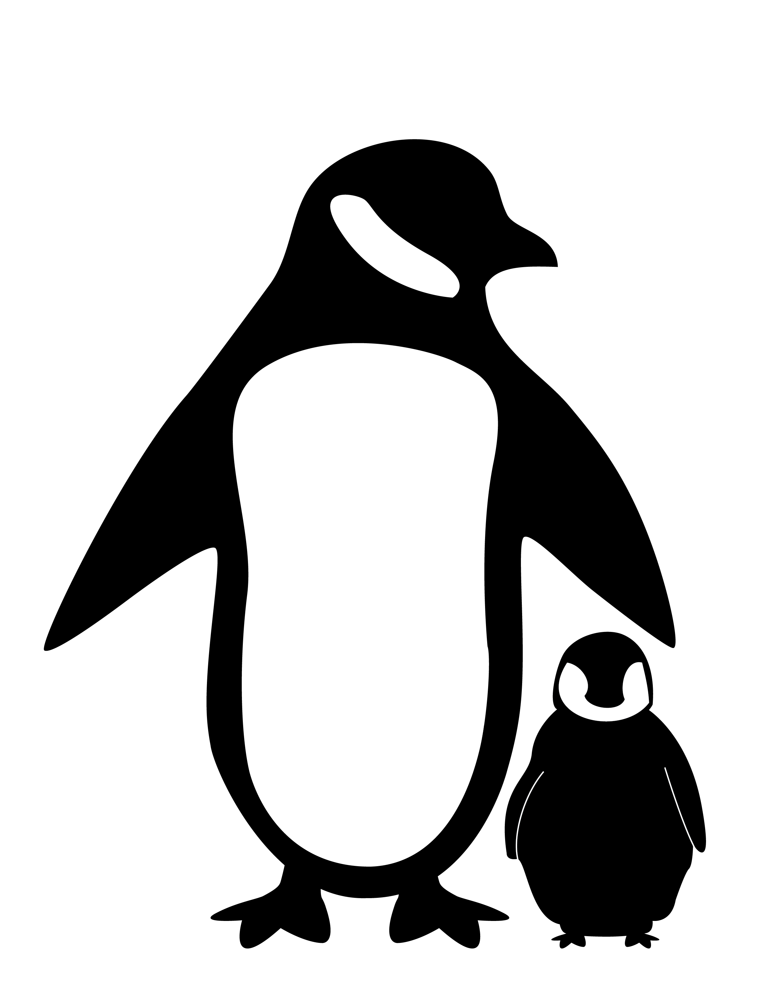Penguin silhouette fc09.