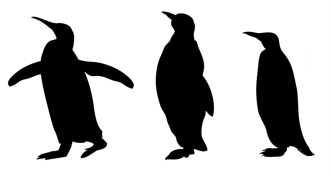 Free penguin silhouette.