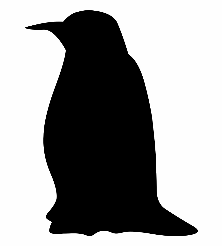 Silhouette penguin penguin.