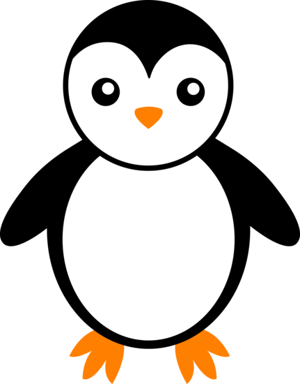 penguin clipart white